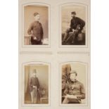 * Military Officers. A carte-de-visite album containing approximately 50 cartes de visite