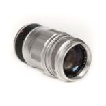 * Leica Elmarit-M 90mm f/2.8 chrome lens from 1960