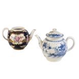 TWO WORCESTER TEAPOTS
