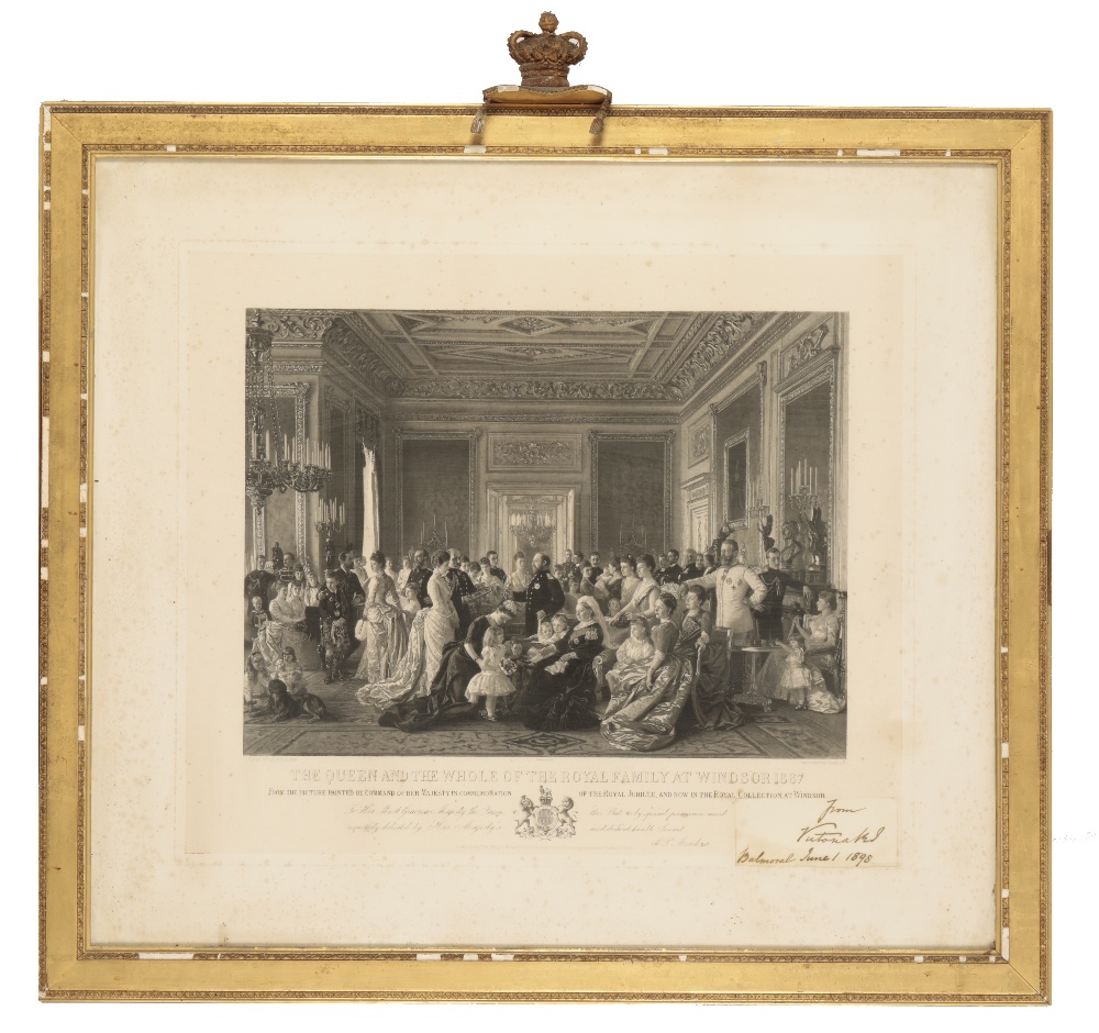 ROYAL INTEREST: 'THE WHOLE OF THE ROYAL FAMILY AT WINDSOR, 1887'