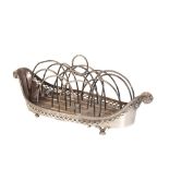 GEORGE III SILVER TOAST RACK