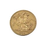 1882 Gold Sovereign 22ct Gold. 7.98g