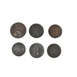 COLLECTION OF HALF GEORGIAN PENNIES