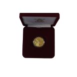 2003 GOLDEN JUBILEE CAYMAN ISLAND GOLD FIVE-DOLLAR COIN