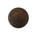 ENGLISH PRESS WOOD SNUFF BOX by Obdiaj Westwood