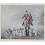 •MALCOLM COWARD (B. 1948) A pair of limited edition colour prints of fox hunting scenes