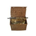 WICKER FISHING BASKET