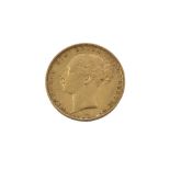 1885 GOLD SOVEREIGN 22ct Gold. 7.98g