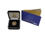 GOLD 2005 CASED ROYAL MINT PROOF SOVEREIGN