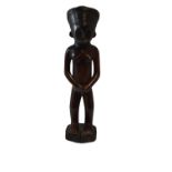 WOODEN FANG STANDING FIGURE OF A FEMALE