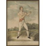 BOXING INTEREST: THREE PORTRAITS OF PUGILISTS featuring Harry Holt, John Gully and John Martin