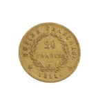 1811 GOLD 20 FRANC COIN