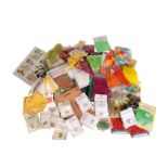 COLLECTION OF VARIOUS FLY TYING MATERIALS