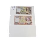 TWO ALLIED IRISH BANK NOTES £10 and £20