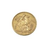 1871 GOLD SOVEREIGN 22ct Gold 7.98g