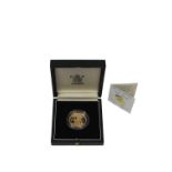 1993 GOLD ROYAL MINT DOUBLE SOVEREIGN 22ct Gold. 15.98g