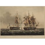 AFTER THOMAS WHITCOMBE (c. 1763-c. 1824) a set of five marine battle scenes