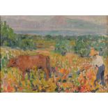 •BLANCHE-AUGUSTINE CAMUS (1884-1968) 'Labour Dans Le Vignes, St Tropez, 1912'