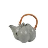 MARIE LINDELL, SWEDISH: A STUDIO POTTERY STONEWARE TEAPOT