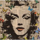 •VEEBEE (20th/21st Century) 'Marilyn Butterflies 2'