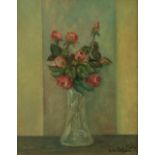 EASTERN EUROPEAN SCHOOL, 20TH CENTURY Still life study of flowers in a vase