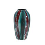 JANICE TCHALENKO FOR POOLE POTTERY STUDIO: A GLAZED VASE