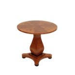 SWEDISH BEIDERMEIR BURR ELM SIDE TABLE