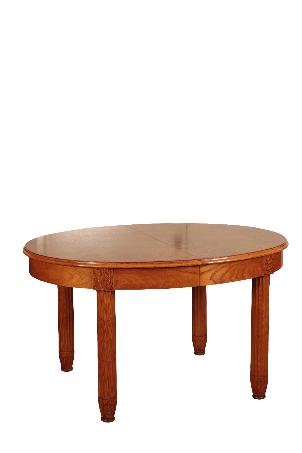 •MANNER OF LEON JALLOT: A FRENCH ART DECO SATINWOOD AND BURR ELM DINING SUITE - Image 2 of 7