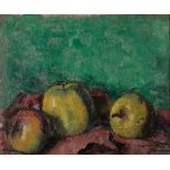 •ALFRED AARON WOLMARK (1877-1961) Still life study of apples