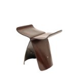 AFTER SORI YANAGI: A "BUTTERFLY" STOOL, possibly by Vitra