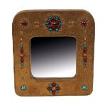 •MANNER OF FRANCOIS LEMBO: A FRENCH "JEWELLED" WALL MIRROR