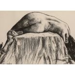 •MARK LLOYD (b. 1971) Untitled charcoal nude study