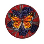 •NICKI MASSARELLA FOR POOLE POTTERY STUDIO: A LIMITED EDITION "BUTTERFLY" CHARGER