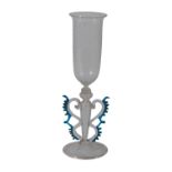 VENETIAN GLASS WINGED GOBLET