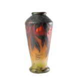 DAUM NANCY: A CAMEO GLASS VASE