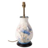MOORCROFT: AN "ORCHID" TABLE LAMP BASE