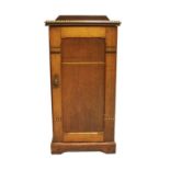 COLLIER & PLUCKNETT, WARWICK & LEAMINGTON: A GOTHIC REVIVAL ARTS AND CRAFTS SIDE CABINET