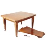 ARTS AND CRAFTS OAK EXTENDING DINING TABLE