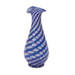 VENINI: A MURANO ORCHID GLASS VASE