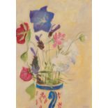 •TESSA NEWCOMB (b. 1955) 'June Flowers I'
