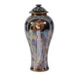 DAISY MAKEIG-JONES FOR WEDGWOOD: A "FAIRYLAND LUSTRE" VASE AND COVER