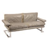 •TIM BATES FOR PIEFF: A "MANDARIN" TWO SEATER SOFA