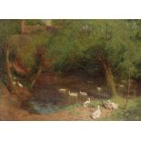 LINDSAY GRANDISON MACARTHUR (c. 1866-1945) 'The Duck Pond'