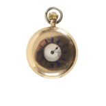 WALTHAM GOLD-PLATED GENTLEMAN'S HALF-HUNTER POCKET WATCH