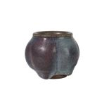 SMALL PURPLE-SPLASH JUN BOWL, NORTHERN SONG STYLE