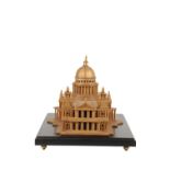 A MATCHWOOD MODEL OF SAINT PAUL'S CATHEDRAL