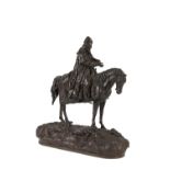 VASSILI YACOVLEVITCH GRACHEV, (1831-1905), A RARE BRONZE EQUESTRIAN MODEL OF IVAN THE TERRIBLE