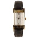 DUNHILL LADY'S GOLD PLATED WRISTWATCH