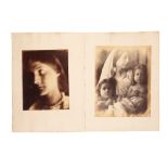 JULIA MARGARET CAMERON (1815-1879) A RARE AND REMARKABLE SET OF FOUR PHOTOGRAPHS