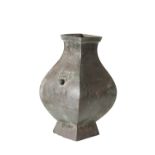 ARCHAIC BRONZE VASE, HAN DYNASTY OR LATER